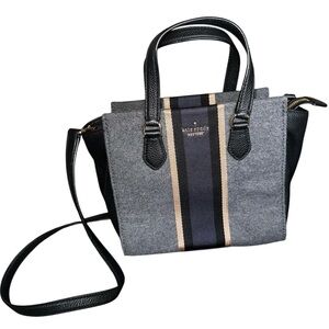 Kate Spade Black and Gray Shoulder Bag